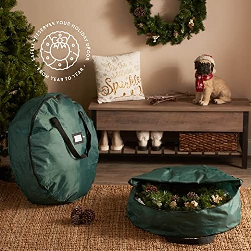 ZOBER 2 Pack Oxford Christmas Wreath Storage Container 36 Inch - Image 3