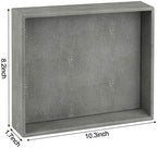 HofferRuffer Decorative Desktop Organizer Tray, Bathroom Vanity Tray, Storage - Image 7