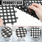 30Pcs Interlocking Drainage Floor Tiles, Modular Interlocking Floor Mats - Image 3