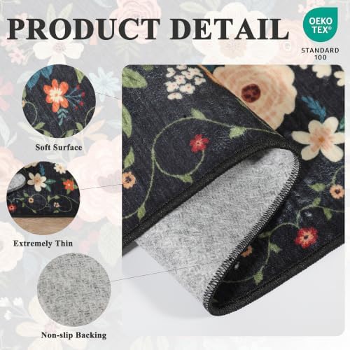 DUKINO 2.6x8 Runner Rug, Washable Runner Rug - Image 5
