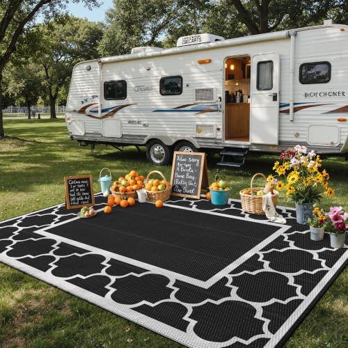 GENIMO Outdoor Rug, Waterproof Plastic Rugs - Image 3