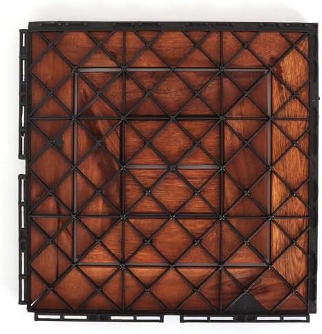 Acacia Deck Tiles Interlocking Outdoor Flooring - Image 3