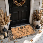 Witchy Halloween Door Mat, Gothic Blessing Rug - Image 6