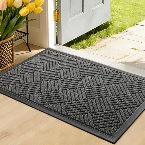 Front Door Mat, Heavy Duty Non-Slip Doormat 35.5"x24" by WELDUN%E2%80%94IdealChoiceforHome