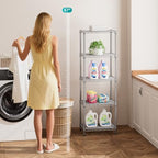 SINGAYE Metal Shelves Wire Shelving Storage Standing Adjustable Shelf Unit - Image 7