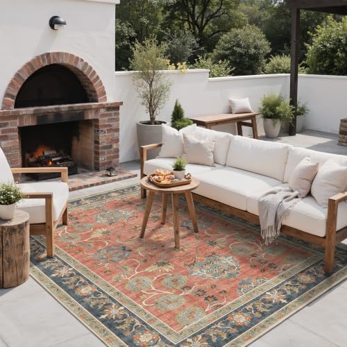 GENIMO Indoor Outdoor Rug, Washable - Image 4