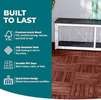 Bliss Outdoors Acacia Interlocking Deck Tiles - Image 3