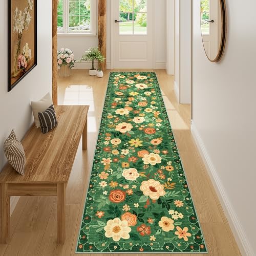 DUKINO 2x8 Runner Rug, Washable Runner Rug by DUKINO