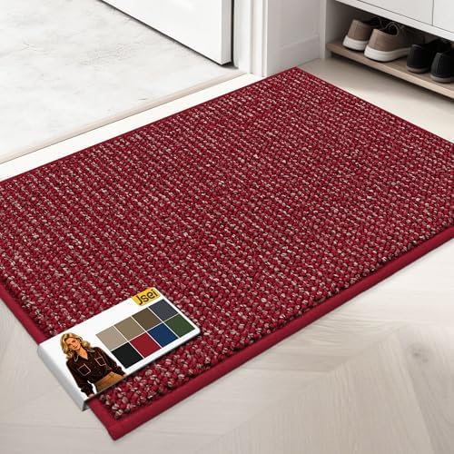 JSEI Dirt Trapper Door Mat 24" x 36", Non-Slip Washable Doormats by JSEI