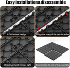 Interlocking Plastic Patio Deck Tiles, Waterproof All‑Weather Indoor & Outdoor - Image 4