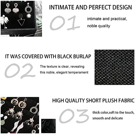Julysky 2 Pcs/set Stackable Jewelry Organizer Trays，Earrings Tray+Earrings Tray - Image 2