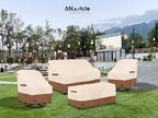 ANartcle Patio Coffee Table Cover, 600D Waterproof Heavy Duty Rectangular - Image 6