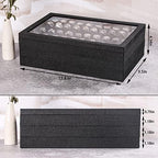 Julysky 4 Pcs/set Stackable Jewelry Organizer Trays - Image 3