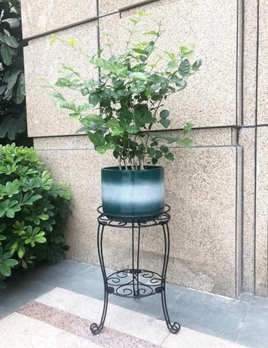 TREEZITEK 11.8 inches Diameter Tall Metal Plant Stand - Image 5