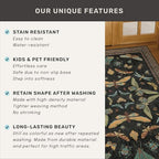Black Insect 2'6"x12' Washable Extra Long Runner Rugs - Image 7