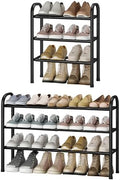 STO STO Expandable Shoe Rack, 3-Tier Metal Small Shoe Rack by STOSTO