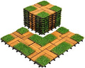12''x12''0.94" Artificial Grass by FRESGARD