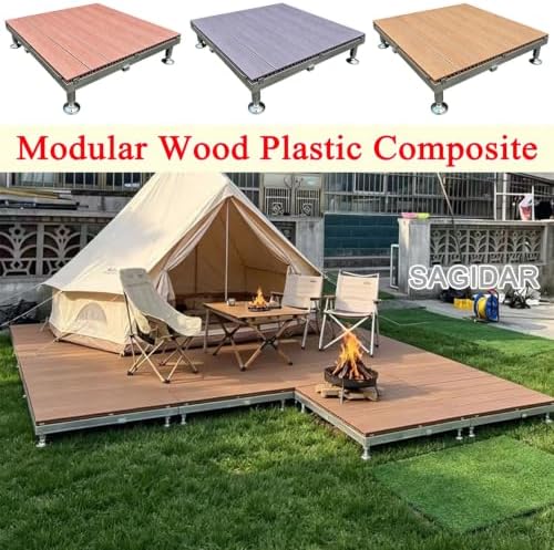 Heavy Duty Adjustable Floating Deck Platform Patio Flooring 84x84cm - Image 3