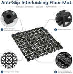 Interlocking Drainage Tiles 50PCS Modular Interlocking Cushion 12" x 12" - Image 5