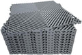 Interlocking Garage Floor Tiles, Rigid Drainage 16"x16" Gray 24-Pack by HTWELL