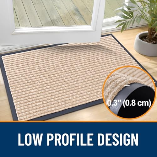 OLANLY Front Door Mat 71x47, Waterproof Heavy-Duty Indoor Outdoor Doormat - Image 4