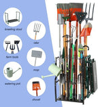 UU-Major Garden Tool Organizer for Garage Corner, Free Standing Yard Tools Rack - Image 3
