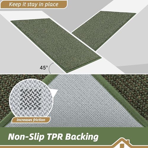 BEQHAUSE Dirt Trapper Door Mat 20" x 48", Non-Slip Washable Doormats - Image 6