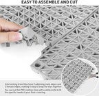 MAXWAVE 18 Pack 12" x 12" Modular Interlocking Floor Mats, Soft PVC Non-Slip - Image 4