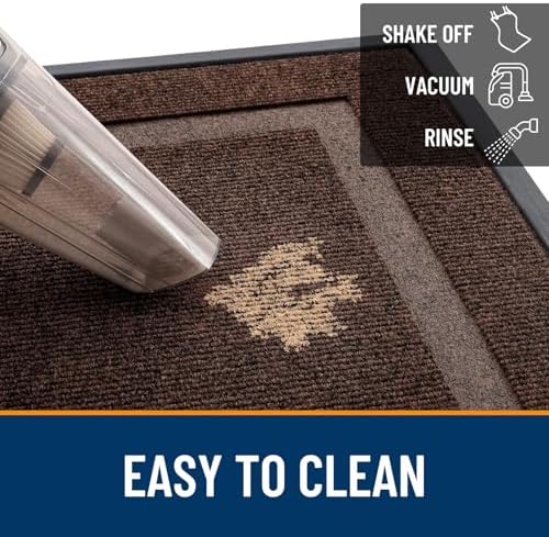 OLANLY Front Door Mat Outside 71x30, All-Season Heavy-Duty Rubber Doormat - Image 6