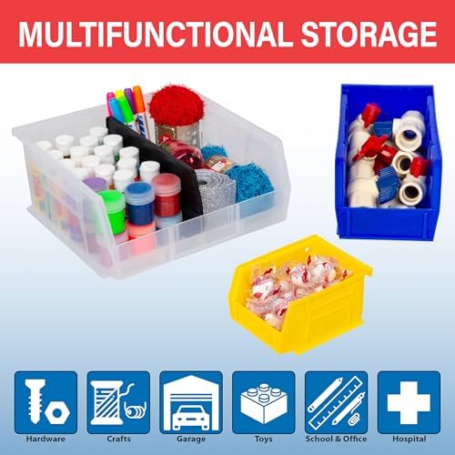 Akro-Mils AkroBins Stackable Plastic Storage Organizer Bins - Image 3