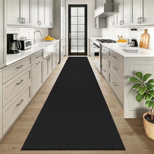 KOZYFLY Black 2.5'x12' Runners Rugs - Image 2