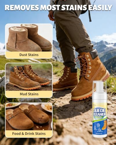 Jevvu Suede Shoe Cleaner, Suede Cleaning Kit - Image 3