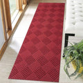 Hallway Runner Rug 4x9FT Custom Sizes, Commercial Runner Rubber Backing by Unknown