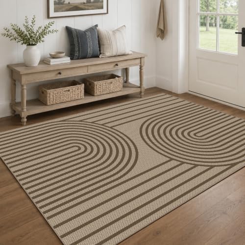 Faux Jute Area Rug, Dining Room, Home Decor by VSIWB