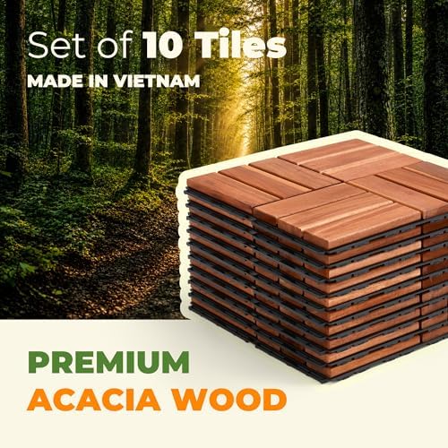 Jurax Interlocking Wood Deck Tiles - Image 4