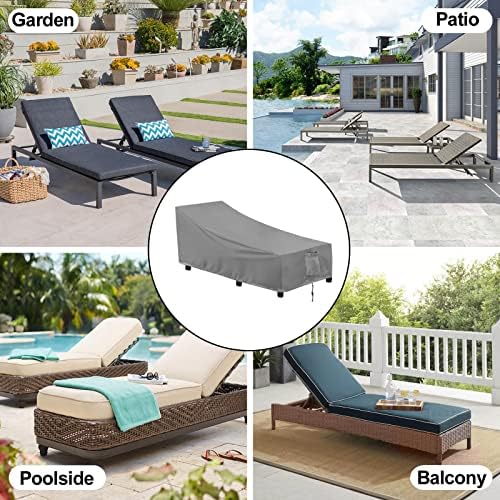 OutdoorLines Waterproof Patio Chaise Lounge Chair Cover - Image 7