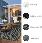 GENIMO Outdoor Rug, Waterproof Plastic Rugs - Image 5