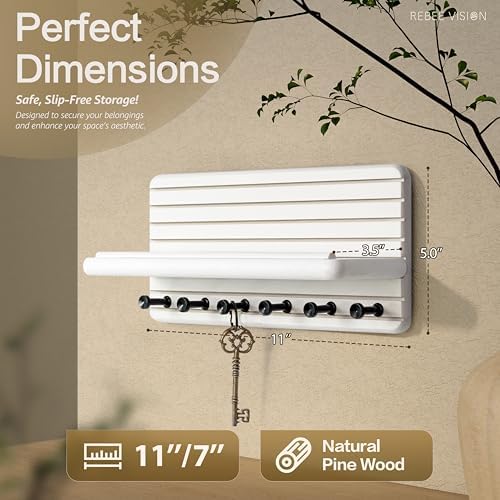 Rebee Vision Pine Key Holder Wall Mount - Image 3