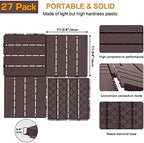 Goovilla 27 sq. ft Plastic Interlocking Deck Tiles，27PCS Waterproof Patio - Image 3