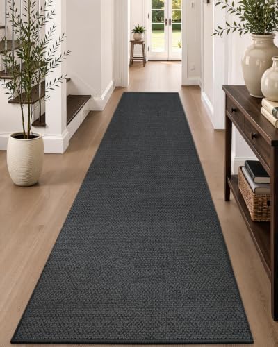 Color&Geometry Runner Rug 28"x144" Non Slip Rubber Backing Hallway Rug by COLORG