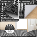 Ileading Hallway Runner Rug 2'x10' Heavy-Duty Durable Entryway Mat - Image 4