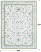Green Area Rugs 9x12 Living Room - Image 2