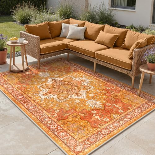 GENIMO Indoor Outdoor Rug, Washable - Image 3