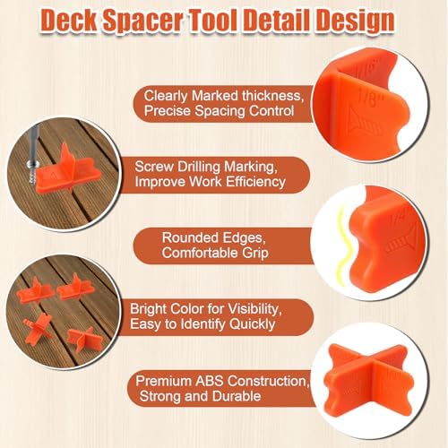 4 Pcs ABS Deck Spacer Tool - Image 3
