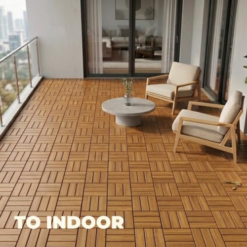 Jurax Interlocking Wood Deck Tiles - Image 6