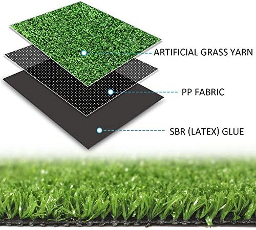 LITA Artificial Grass Turf Lawn 10 Feet x 75 Feet, 0.4" Pile Height Indoor - Image 4