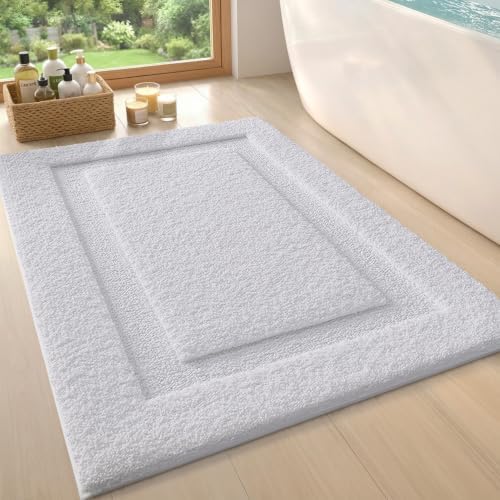 Color&Geometry Non Slip Bathroom Rugs 36x24, Ultra Soft Absorbent Upgraded - Image 2