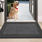 BEQHAUSE Indoor Door Mat 24" x 36", Dirt Trapper Door Mats by BEQHAUSE