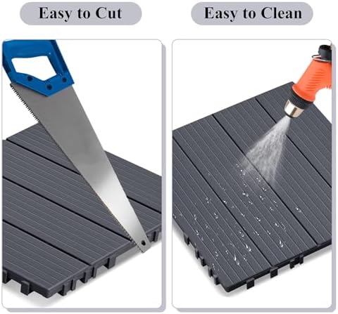22 PCS Interlocking Deck Tiles - Image 6