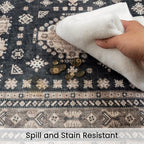 2x12 Runner Rug Washable Non Slip Boho Floor Mat - Image 5